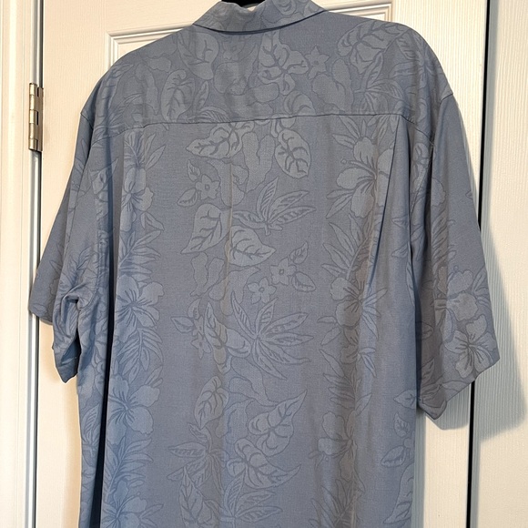 NWT Tommy Bahama 100% Silk Palms Over Paradise Short Sleeve XL Button Shirt - Picture 7 of 11